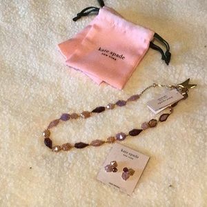 KATE SPADE♠️ Floral Facets Necklace & Earrings Set